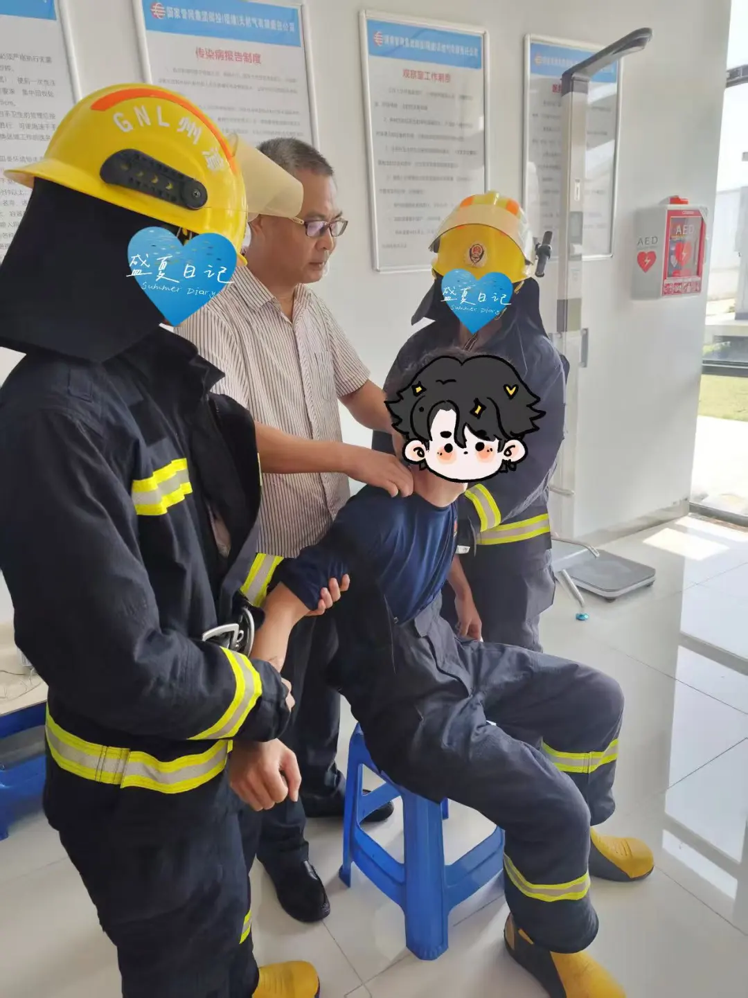 急救零距离！Mksport体育健康驻企医务室处理员工中暑